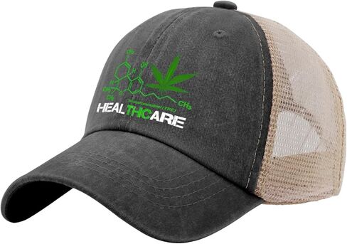 Weed Cannabis 420 Caps THC Healthcares Golf Hat Youth Golf Hat AllBlack Womens Baseball Hat Gifts for Grandma Baseball Caps in Saudi Arabia