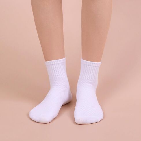 SERISIMPLE Women's Bamboo Viscose Above Ankle Thin Socks Quarter Mesh Design Breathable Anti-Odor Summer Socks 5 Pairs in Saudi Arabia