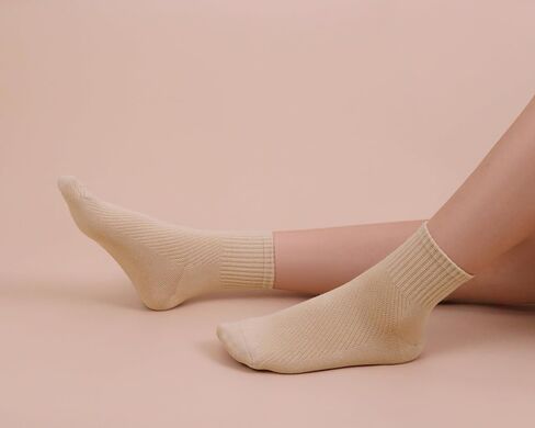 SERISIMPLE Women's Bamboo Viscose Above Ankle Thin Socks Quarter Mesh Design Breathable Anti-Odor Summer Socks 5 Pairs in Saudi Arabia
