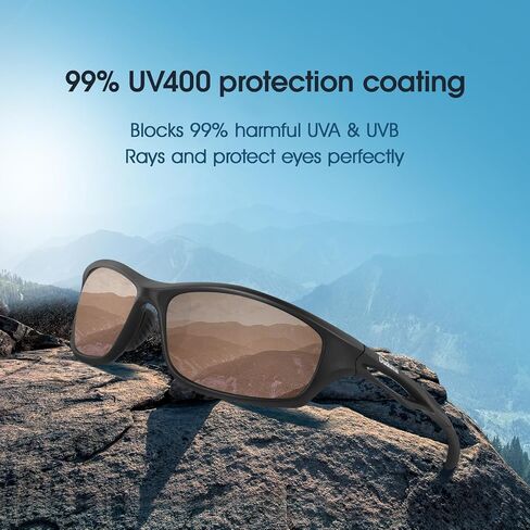 Duduma Polarized Sports Sunglasses for Men Women Running Cycling Fishing Golf Driving Shades Sun Glasses Tr90 in Saudi Arabia