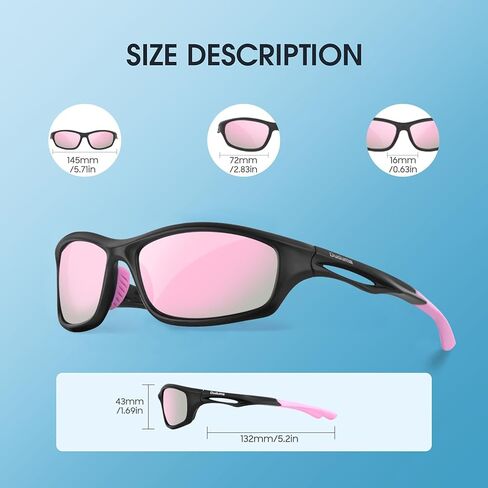 نظارات شمسية رياضية مستقطبة من Duduma للرجال والنساء والجري وركوب الدراجات والصيد والجولف والقيادة نظارات شمسية Tr90 in Kuwait