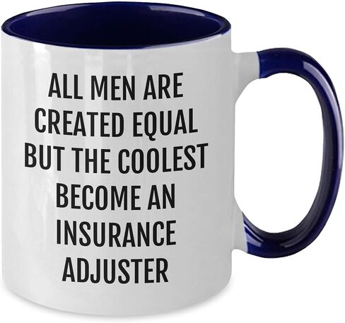 Coolest Insurance Adjuster Quote Funny Two Tone Coffee Mug Gifts from Men to Insurance Adjuster, Christmas Unique Gifts for Insurance Adjuster in Saudi Arabia