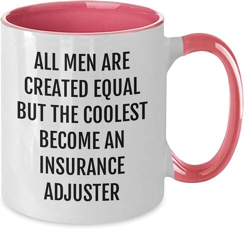 Coolest Insurance Adjuster Quote Funny Two Tone Coffee Mug Gifts from Men to Insurance Adjuster, Christmas Unique Gifts for Insurance Adjuster in Saudi Arabia