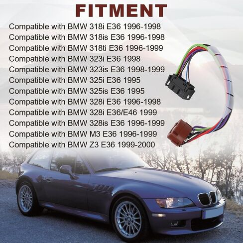 استبدال مفتاح بدء تشغيل بداية الاشتعال لـ 61328360925 US785 1S5946 متوافق مع BMW 318i 318is 318ti 323i 323is 325i 325is 328i 328is M3 Z3 e36 1995-2000 button button in Saudi Arabia