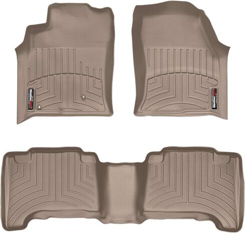WeatherTech Custom Fit FloorLiners for Lexus GX - 1st & 2nd Row (451211-450702), Tan in Saudi Arabia