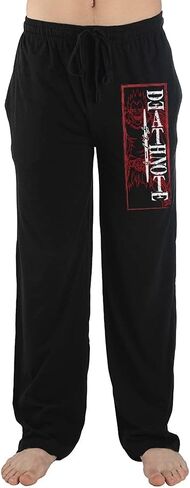 Bioworld Death Note Anime Cartoon Mens Black Lounge Wear Sleep Pajama Pants in Saudi Arabia