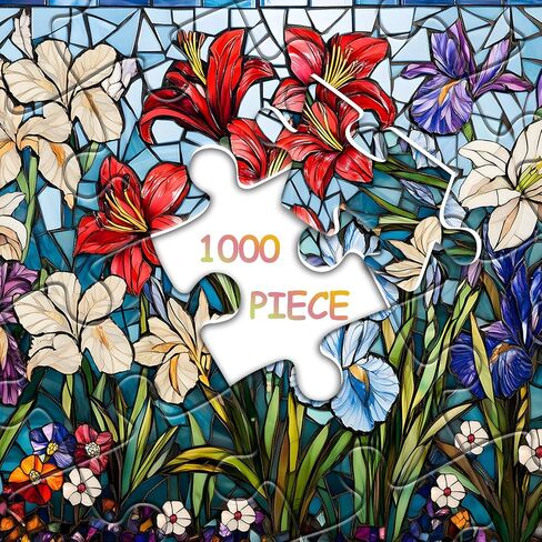 لغز الصبار للبالغين ، لغز نبات الزهور الفريد من نوعه ، ألغاز فني الطبيعة الأزهار 1000 ، لغز بانوراما جمالية صعبة in Kuwait