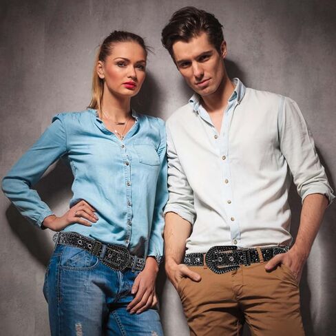 حزام حجر الراين للنساء للنساء: بلينغ مرصعة الجلد BB حزام Western Western Cowboy Diamond Y2K أحزمة لجان in Saudi Arabia