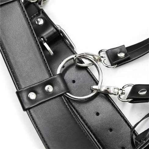 Sexy Leather Waist Belt Tassel Punk Harness Vintage PU Leather Waistband Belt Rocker Dance Performance Costume in Kuwait