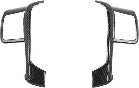Carbon Fiber Steering Wheel Trim Cover Compatible with Ford F250/F350/F450/F550 2008-2016, for Expedition 2007-2012 in Saudi Arabia