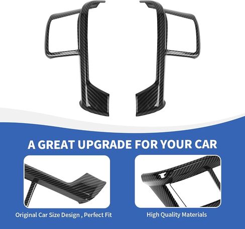 Carbon Fiber Steering Wheel Trim Cover Compatible with Ford F250/F350/F450/F550 2008-2016, for Expedition 2007-2012 in Saudi Arabia