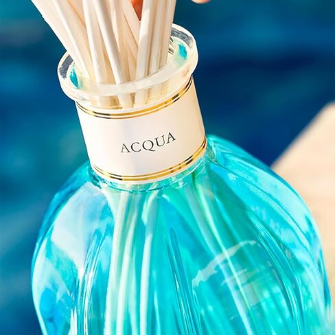 Dr. Vranjes - Acqua 250 ML Diffuser + حزمة مزدوجة من العصي البيضاء (حزمة 3 قطع) - عطر المنزل الفاخر ، مصنوع في إيطاليا ، رائحة رئيسية: البحرية والطازجة ، الريحان ، الملاحظات البحرية ، المسك الأبيض in Kuwait