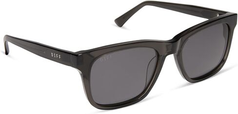 Diff Wesley Designer Mens Mens Sunglasses UV400 استقطاب ، بلورات الدخان الأسود + رمادي in Saudi Arabia