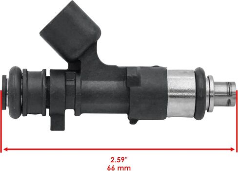 Caltric 2 Injector Gray Black Pluge متوافق مع Polaris RZR S 800 2011-2014/RZR 4 800 2011-2014 in Saudi Arabia