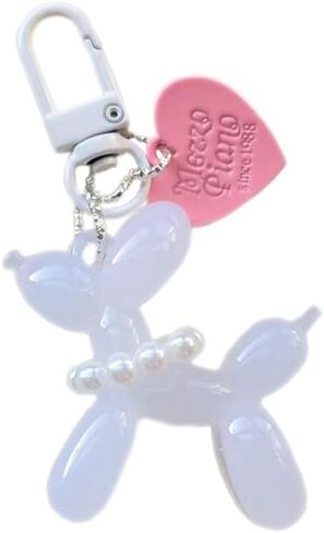 BeeGift Jelly Balloon Dog Design Keychain，Cute Colorful Key Chain Accessories Backpack Pendant for Women in Kuwait