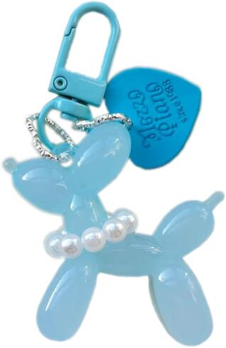 BeeGift Jelly Balloon Dog Design Keychain，Cute Colorful Key Chain Accessories Backpack Pendant for Women in Kuwait