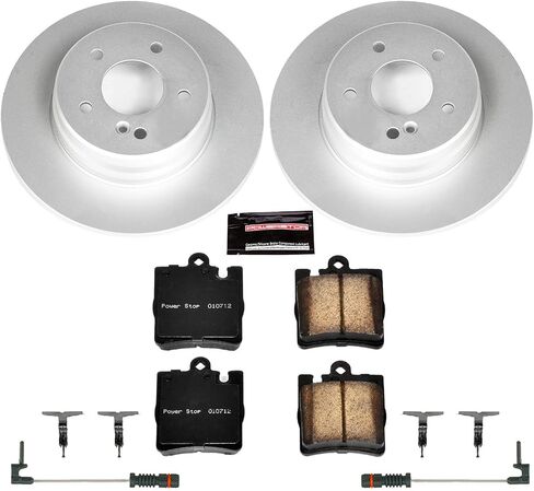 POWERSTOP KOE621 Autospecialty Rear Replacement Brake Kit-OE Brake Rotors & Ceramic Brake Pads For Mercedes CLK320, Mercedes E300, Mercedes E320, Mercedes E, Mercedes E430 [Model Specific] in Kuwait