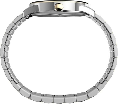 ساعة قارئ Timex للرجال 40 ملم-فرقة تمدد ثنائية النغمة أبيض-علبة ثنائية النغمة in Saudi Arabia