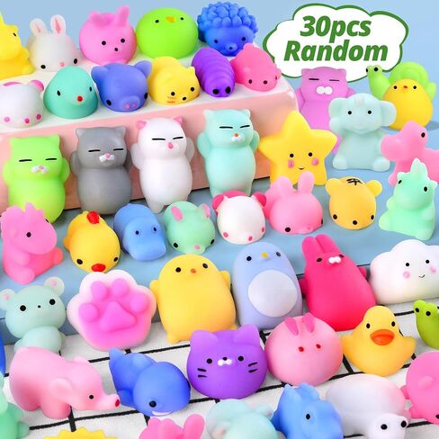30Pcs Halloween Mochi Squishy Toys Halloween Party Favors for Kids Cute Halloween Toys for Trick or Treat Bulk Non Candy Halloween Treats Goodie Bags Fillers for Kids Boys Girls in Kuwait