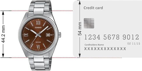 Casio Casual Watch MTP-1302DD-5AVDF ، الأحمر ، الحديث in Saudi Arabia