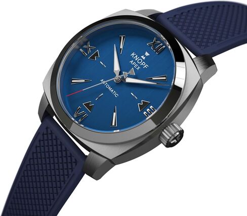 KNOPF APEX SEA Automatic Men’s Sport Watch – Blue Dial, Rubber Strap, 40mm Stainless Steel Case, 200M Water Resistant, Mechanical Movement, Sapphire Crystal in Saudi Arabia