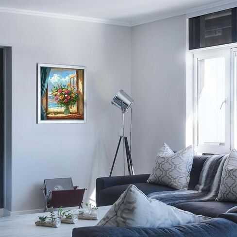 Great Smoky Mountains National Park Paint by Numbers Kit for Adults, Sunset Landscape DIY Paint by Number for Beginner, Forest Plant Acrylic Oil Painting Home Wall Decor(16×20inches, Unframe) in Kuwait