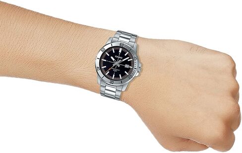 Casio Watch Men Men Talog Brown Dial Stefull Stains Steeld in Saudi Arabia
