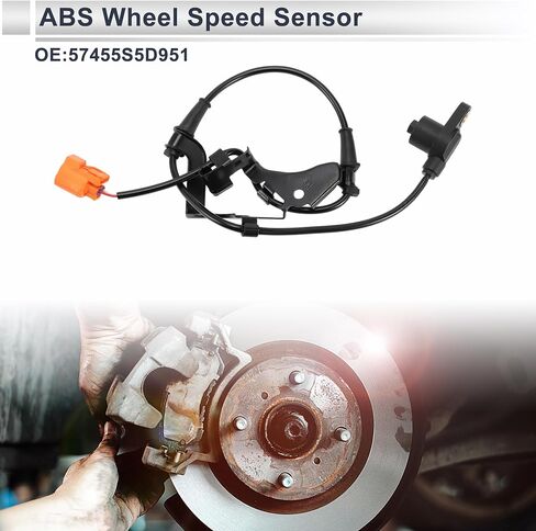 SENOR سرعة عجلة ABS اليسرى اليسار لهوندا سيفيك 2003-2005 L4 1.7L ABS ABS SESSOR Anti-Lock Sensor NO.57455S5D951 1 PCS in Saudi Arabia