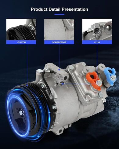 ECCPP A/C Compressor with Clutch 2009-2013 Fit for Suzuki Grand Vitara for Suzuki Kizashi 2.4L AC Compressor in Saudi Arabia
