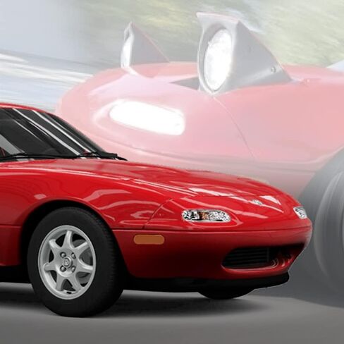 مصابيح إشارة المصد الأمامية G-Plus متوافقة مع 1990-1997 Mazda MX-5 Miata ، سائق ومسافر مركب مركب مركب إشارة لوقوف السيارات (عدسة صافية عاكس العنبر كروم) in Saudi Arabia