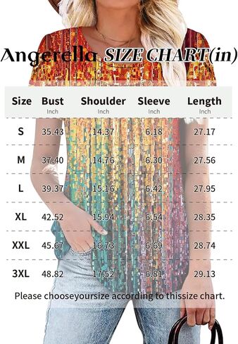 Angerella Women Tunic Tops Dary Disy Summer Summer Shorts Shorts Floral Fit Lit in Kuwait