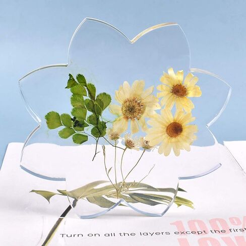 Silicone Resin Flower Tray Molds - Reusable, Customizable, Multi-Purpose Resin Casting Molds for Jewelry Making, Home Decoration in Kuwait