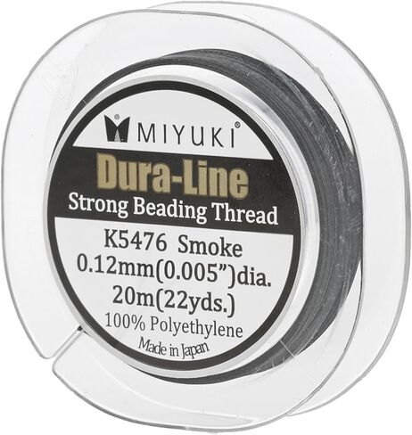 Miyuki Dura-line Strong Beading Thread - 50m (Crystal, 0.12mm) in Kuwait