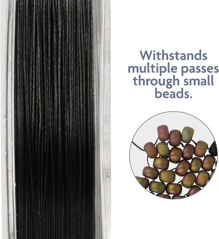 Miyuki Dura-line Strong Beading Thread - 50m (Crystal, 0.12mm) in Kuwait