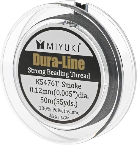 Miyuki Dura-line Strong Beading Thread - 50m (Crystal, 0.12mm) in Kuwait