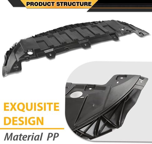 محرك الوفير الأمامي محرك Splash Shield Guard Lower Cover متوافق مع Benz CLA250 CLA45 AMG 2017-2019 ، FIT CLA 250 TYPE TYPE ، FIT W/OS Sport أو AGM Package أو CLA 45 AMG ، MB1228193 ، 1178850100 in Saudi Arabia