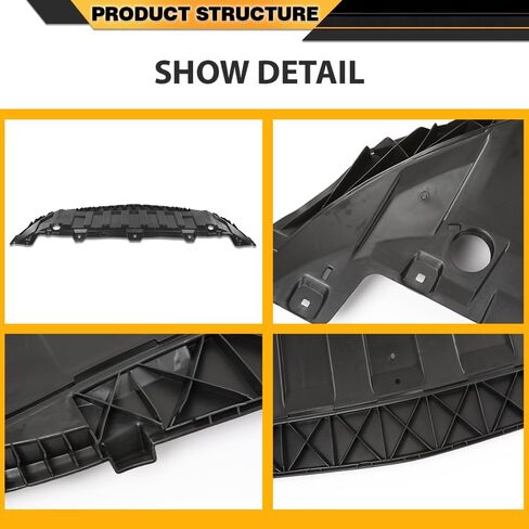 محرك الوفير الأمامي محرك Splash Shield Guard Lower Cover متوافق مع Benz CLA250 CLA45 AMG 2017-2019 ، FIT CLA 250 TYPE TYPE ، FIT W/OS Sport أو AGM Package أو CLA 45 AMG ، MB1228193 ، 1178850100 in Saudi Arabia