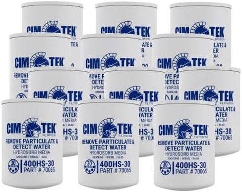 Cim-Tek 70065 400HS-30 Fuel Dispenser Filter, 30 Micron Water in Kuwait
