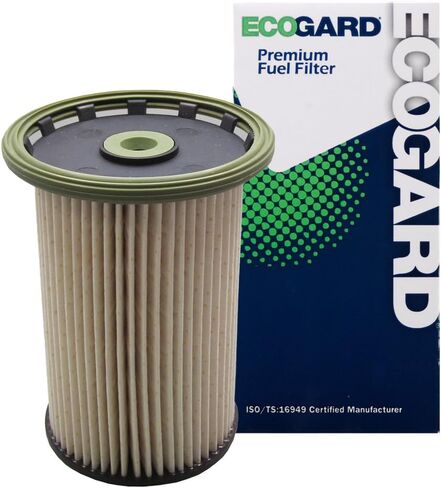 ECOGARD XF10230 Premium Diesel Fuel Filter Fits Volkswagen Touareg 3.0L DIESEL 2011-2016 | Porsche Cayenne 3.0L DIESEL 2013-2014, Cayenne 3.0L HYBRID 2018 in Saudi Arabia