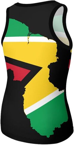 Zakqeik Women's Sleeveless Casual Tank Top Chicago-City Flag Tank Top Athletic Workout in Kuwait