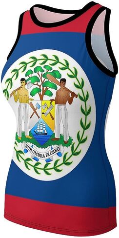 Zakqeik Women's Sleeveless Casual Tank Top Chicago-City Flag Tank Top Athletic Workout in Kuwait