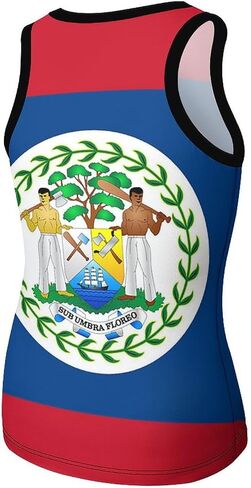 Zakqeik Women's Sleeveless Casual Tank Top Chicago-City Flag Tank Top Athletic Workout in Kuwait