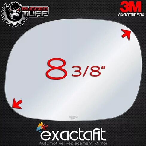 exctiveafit 8617L سائق الجانبين مرآة الإصلاح الزجاجي الإصلاح متوافق مع 1997-2003 Ford F150 F-150 ، 1997-1999 F250 F-250 ، 1997 F350 F-350 ، 1997-2002 Expedition in Saudi Arabia