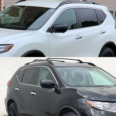 Gloss Black Side Mirror Cover Cap Fits For 2014-2020 Nissan Rogue 2015-2024 Nissan Murano Replace 963744BA0A,963734BA0A in Saudi Arabia