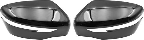 Gloss Black Side Mirror Cover Cap Fits For 2014-2020 Nissan Rogue 2015-2024 Nissan Murano Replace 963744BA0A,963734BA0A in Saudi Arabia