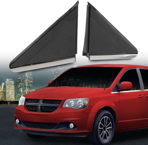 G-Plus Mirror Flag Flag Histique W/O Trim متوافق مع Chrysler Town & Country 2008-2016 Mini Raptenger Van/FIT Dodge Grand Caravan 2008-2020 LH & RH View Side View Extrible Triangle trim in Saudi Arabia