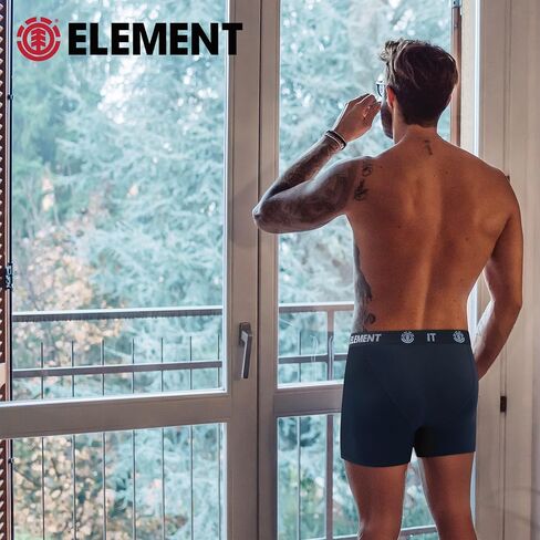 Element Mens Underwear Pack of 3 Boxer Briefs, Cotton Stretch Boxers for Men in Saudi Arabia