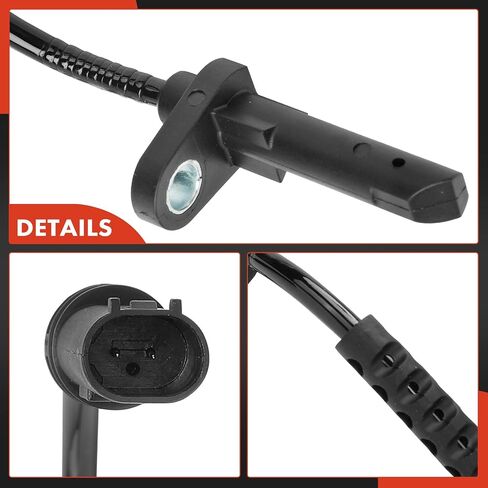A-premium 2pc مجموعة مستشعر سرعة ABS الخلفي المتوافق مع BMW I3 2013-2023-سائق خلفي وجانب الراكب ، استبدل# 34526865796 ، 34526794379 in Saudi Arabia