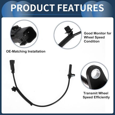 ABS Wheel Speed Sensor Front Left Right ABS Sensor Anti-Lock Braking System Sensor No.BK3Z2C204C for Ford Transit 150 2015-2020 in Saudi Arabia