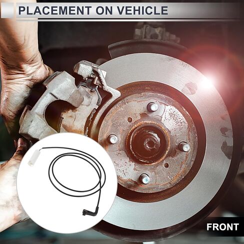 مستشعر ارتداء وسادة الفرامل الأمامية لفة ROYCE PHANTOM RR1 2002-2012 DISC BRAKE PAD DIST SESSOR NO.3435679247 TPU Rubber 1PC in Saudi Arabia